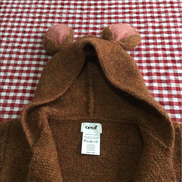 Oeuf Bambi Baby Alpaca Wool Wrap - Picture 4 of 9